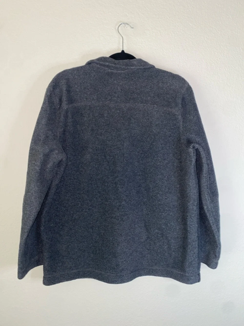 🛍️ Lauren Ralph Lauren Men's Gray Logo Emblem Fleece 1/4 Zip! - Picture 3 of 9